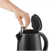 Electric Kettle 1,7lt 3D Pattern Design Sencor SWK 7201BK Black