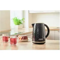 Electric Kettle 1,7lt 3D Pattern Design Sencor SWK 7201BK Black