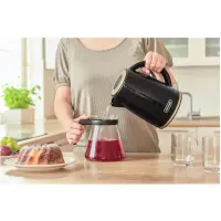 Electric Kettle 1,7lt 3D Pattern Design Sencor SWK 7201BK Black