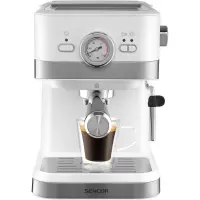 Espresso machine 20 Bar 1.5lt Sencor SES 1720WH White