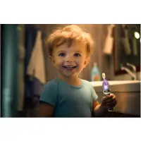 Electric Children's toothbrush with Colored Led Lighting IPX7 Sencor SOC 0810BL Blue