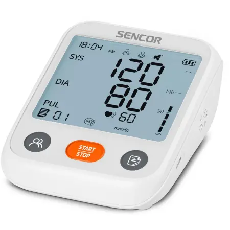 Blood Pressure Monitor Sencor SBP 1150WH with LCD Screen