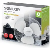 Floor Fan Diameter 40cm Sencor SFN 4047WH-EUE3 White
