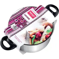 Casserole LEGER SS 16x9.5cm 1.8lt Stainless steel Lamart LTB1695 Silver