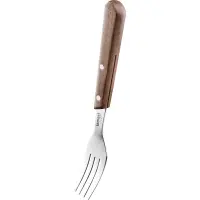 Cutlery Set with Wooden Handle STEAK Stainless Steel 8pcs Lamart LT2062 Brown