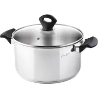 Perfect Stainless Steel Cookware Set 7pcs Lamart LT1110 Silver