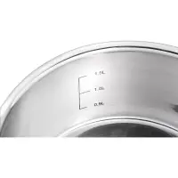 Perfect Stainless Steel Cookware Set 7pcs Lamart LT1110 Silver