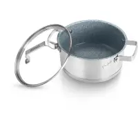Casserole with Lid Non-Stick Lamart STONESS LT1101