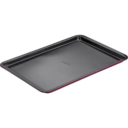 Shallow Rectangular Pan with Non-Stick Coating  43x29x1,8cm Lamart LT3076 Red