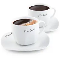 Porcelain Coffee Cup Set 190ml 2pc DINE Lamart LT9016 White