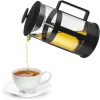 Hand Coffee Maker Tea Maker PRESS 1lt 10cm Lamart LT7048 Transparent/Black