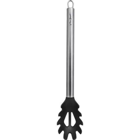 Nylon Pasta Spoon with Inox Handle 34cm Lamart LT3989 Black