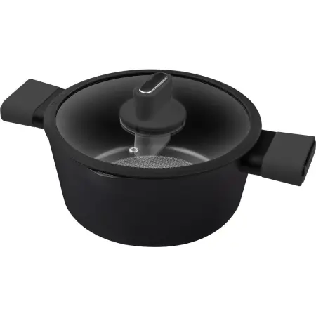 Pot POELE Non-stick Aluminum 24X11cm 2.4lt Lamart LT1225 Black