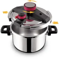 Speed ​​Kettle 5lt STEAM  Lamart LT1227 Silver/Red