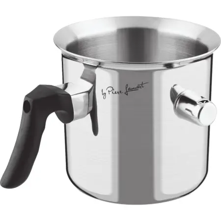 Milk Pot Bain Marie 1lt 14cm Stainless Steel Lamart MILK LT1233
