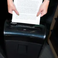 Sencor SSK 482 Shredder for Paper, CDs, and Credit Cards with Capacity Up to 10 Sheets with 14 Liters Basket