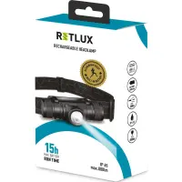 Rechargeable Headlamp Retlux RPL 706 800 Lumens IP65 with Motion Sensor and Power Bank Function 2600mAh