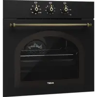 Built-in TEKA Oven Country Style with SurroundTemp and Hydroclean 70lt 60cm HRB 6100 AB Anthracite Brass