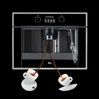 Built-in TEKA Coffee Maker with 30 Automatic Programs and 15 Bar Pressure Pump CLC 855 GM Black