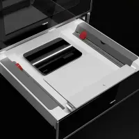 Built-in TEKA Vacuum Sealing System with Scale for Compact Devices 14x60cm VS 152 GS Black
