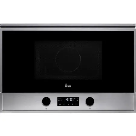 TEKA Built-in Microwave Oven with Grill and Ceramic Base 22lt 39x60cm MS 622 BIS L Silver