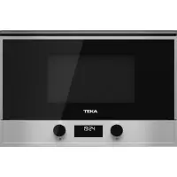 TEKA Built-in Microwave Oven with Grill and Ceramic Base 22lt 39x60cm MS 622 BIS L Silver