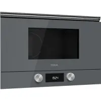 TEKA Built-in Microwave Oven Grill and Ceramic Base 22lt 39x60cm ML 8220 BIS L ST Urban Grey