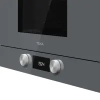 TEKA Built-in Microwave Oven Grill and Ceramic Base 22lt 39x60cm ML 8220 BIS L ST Urban Grey
