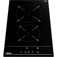 Built-in Domino TEKA Ceramic Hob 2 Zones High Light Touch Sensors 30cm TBC 32010 BK TTC Black
