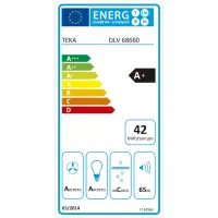 Hood TEKA Wall Chimney Inclined with Perimeter Absorption 60cm DLV 68660 WH Urban White