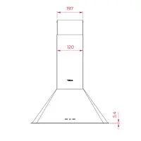 TEKA Wall Chimney Extractor 4 Speeds with Traditional Design 600m3/h 60cm DOS 60.2  AT Anthracite