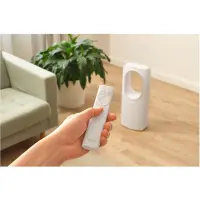 Floor Fan Without Blades 3 Functions with LED Remote Control 24" Sencor SFT 2404WH White