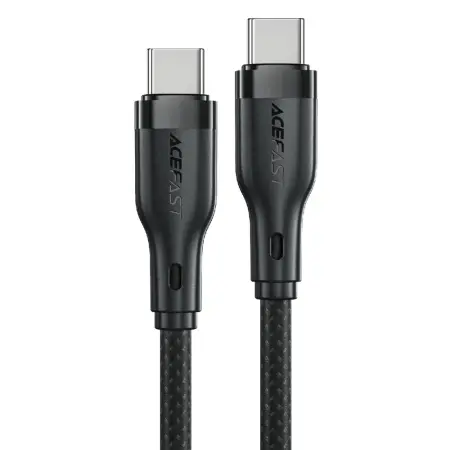 Data Cable Acefast C8-03 USB-C to USB-C 60W Braided Black 1.2m