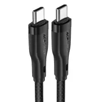Data Cable Acefast C8-03 USB-C to USB-C 60W Braided Black 1.2m