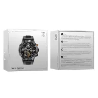 Smartwatch Hoco Y20 IP67 IPS Screen 1.39" 260mAh V5.1 with Call Function Black