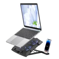 Hoco GM27 Laptop Cooler for Laptops up to 17" with Smartphone Stand