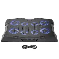 Hoco GM27 Laptop Cooler for Laptops up to 17" with Smartphone Stand
