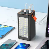 Power Bank Hoco J107 Super 90000mAh PD3.0, PD20W, QC3.0, QC2.0 with 3xUSB-A and USB-C Black