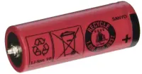 Industrial Type Rechargeable Battery, Sanyo 14500 Li-ion 3.7V 680mAh for Shavers Braun Philips