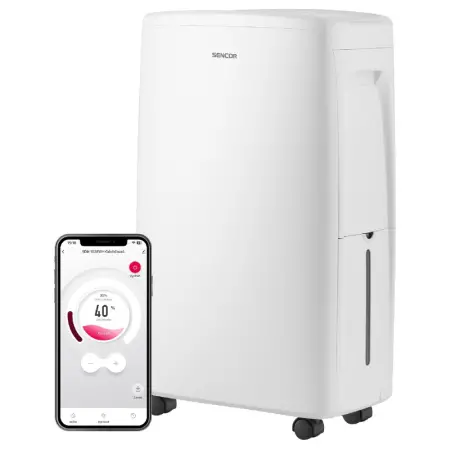 Dehumidifier Sencor SDH 1028WH Wi-Fi 10lt 235 W Coverage 25-35sqm