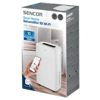 Dehumidifier Sencor SDH 1028WH Wi-Fi 10lt 235 W Coverage 25-35sqm