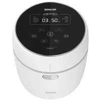 Rice Steamer Sencor SRM 0670WH 0.6lt 500W with Non-stick Surface Low Carb and Low Sugar Function White