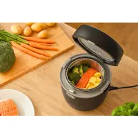 Rice Steamer Sencor SRM 0671BK  0.6lt 500W with Non-stick Surface Low Carb and Low Sugar Function Black