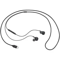 Hands Free Stereo Samsung Earphones EO-IC100BB Type-C Blackwith Microphone and 1.2m Power Button