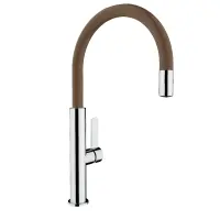 TEKA Stainless Steel Sink Faucet Rotating Easy-Quick FOT 995 3/8”-1/2”TOTAL London Brick Brown