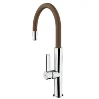 TEKA Stainless Steel Sink Faucet Rotating Easy-Quick FOT 995 3/8”-1/2”TOTAL London Brick Brown