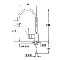 TEKA Stainless Steel Sink Rotating Aerator SP 995 1/2’’ Maestro