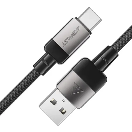 Data Cable Acefast C9-04 Metalic USB to USB-C 3.0A Fast Charge Braided Black1,2m