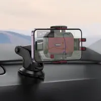 Car Mount Hoco H65 Gamble Dashboard Mounted for Devices 4.5"-7"  Black - Red