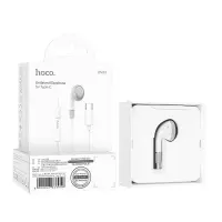 Hands Free Hoco DM53 Unilateral Earphones Stereo USB-C  with Microphone and Operation Control Button 1.2m White Compatible with all Devices